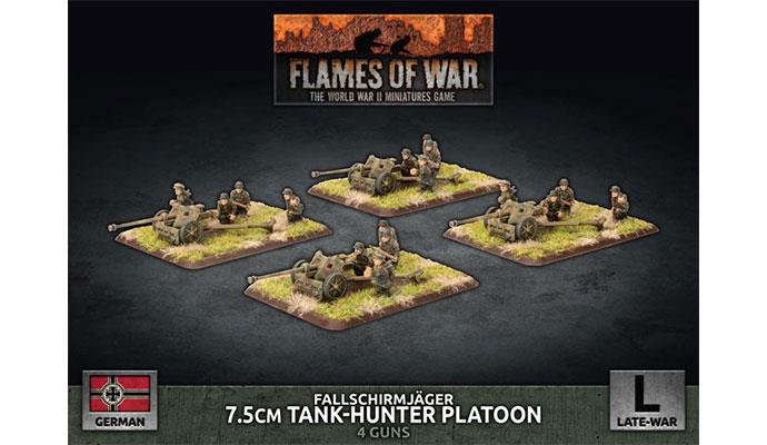 Flames of War: German Fallschirmjäger 7.5cm Tank Hunter Platoon (Late War)