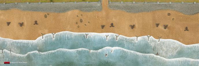 Flames of War: D-Day - Beach Landing Mat