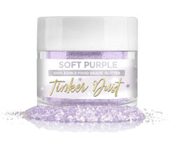 Poudre scintillante comestible Tinker Dust – 5 grammes – Violet clair