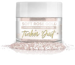 Poudre de fée comestible - 5 grammes - Or Rose Doux