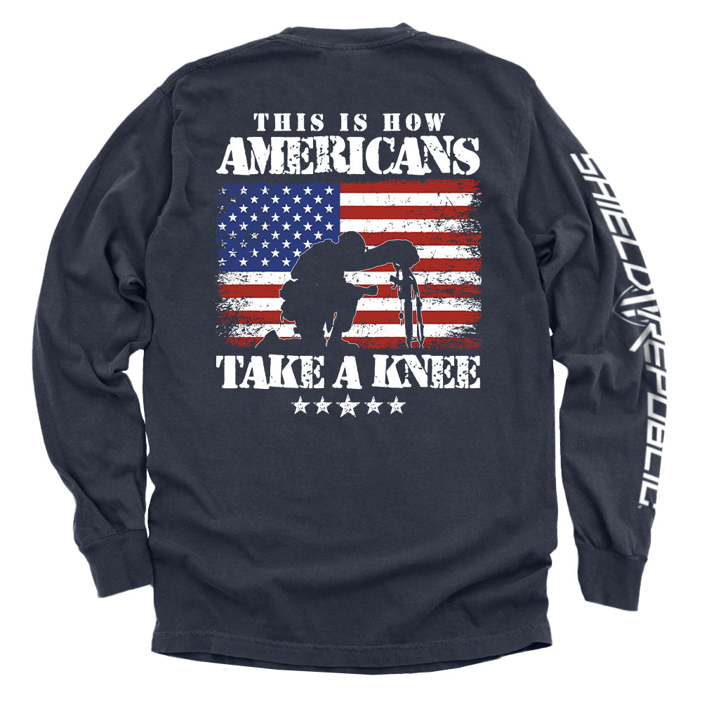 これがアメリカ人のひざまずき方だ