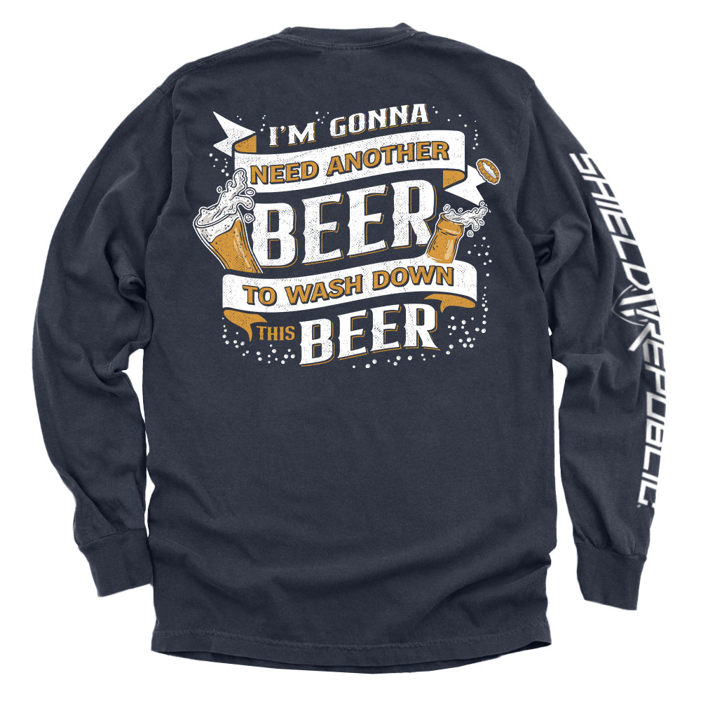 Il me faudra une autre bière pour faire passer celle-là.