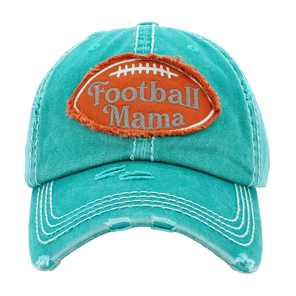 Football Mama Vintage Baseball Cap