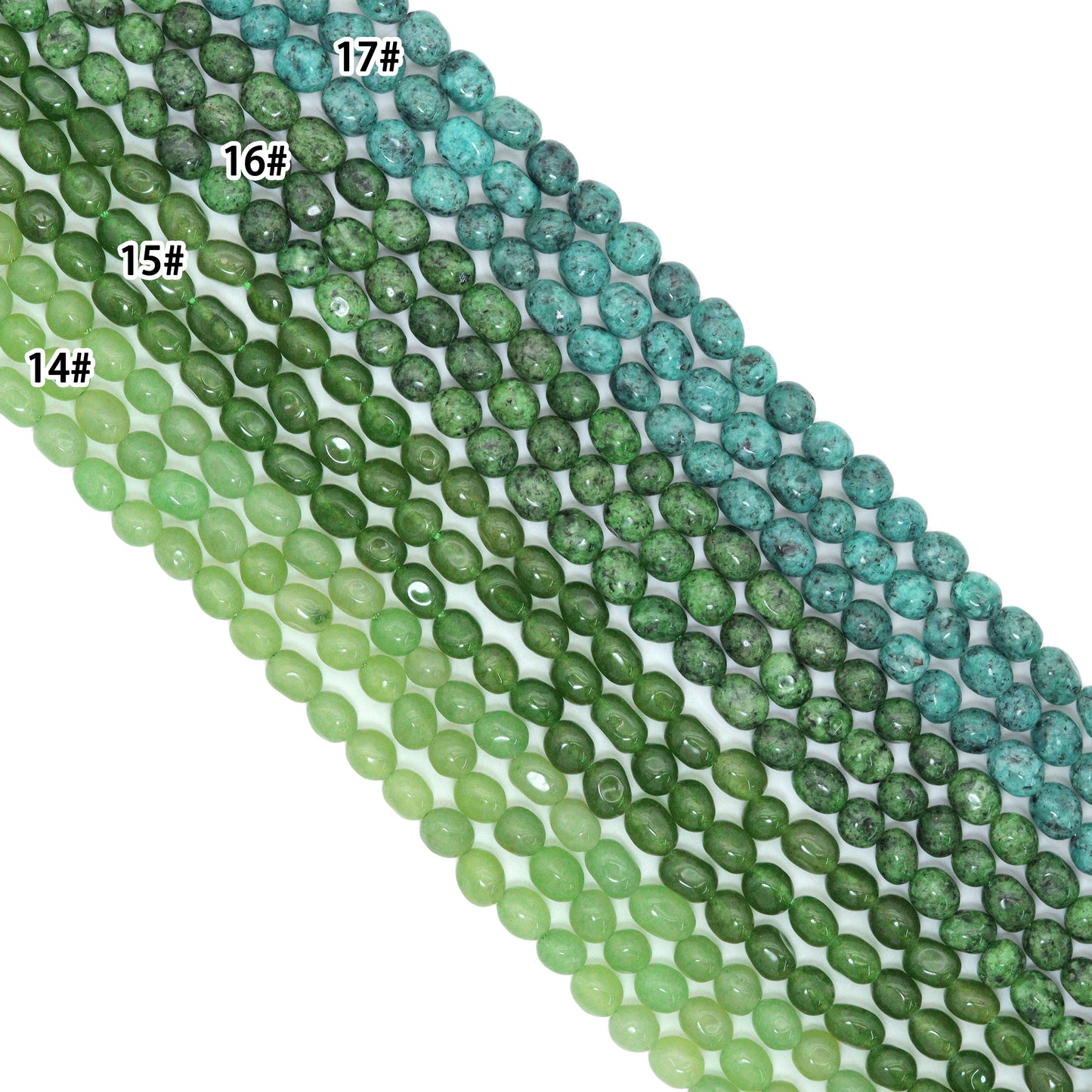 6x9mm Jade Smooth Oval Beads, Sku#U2149