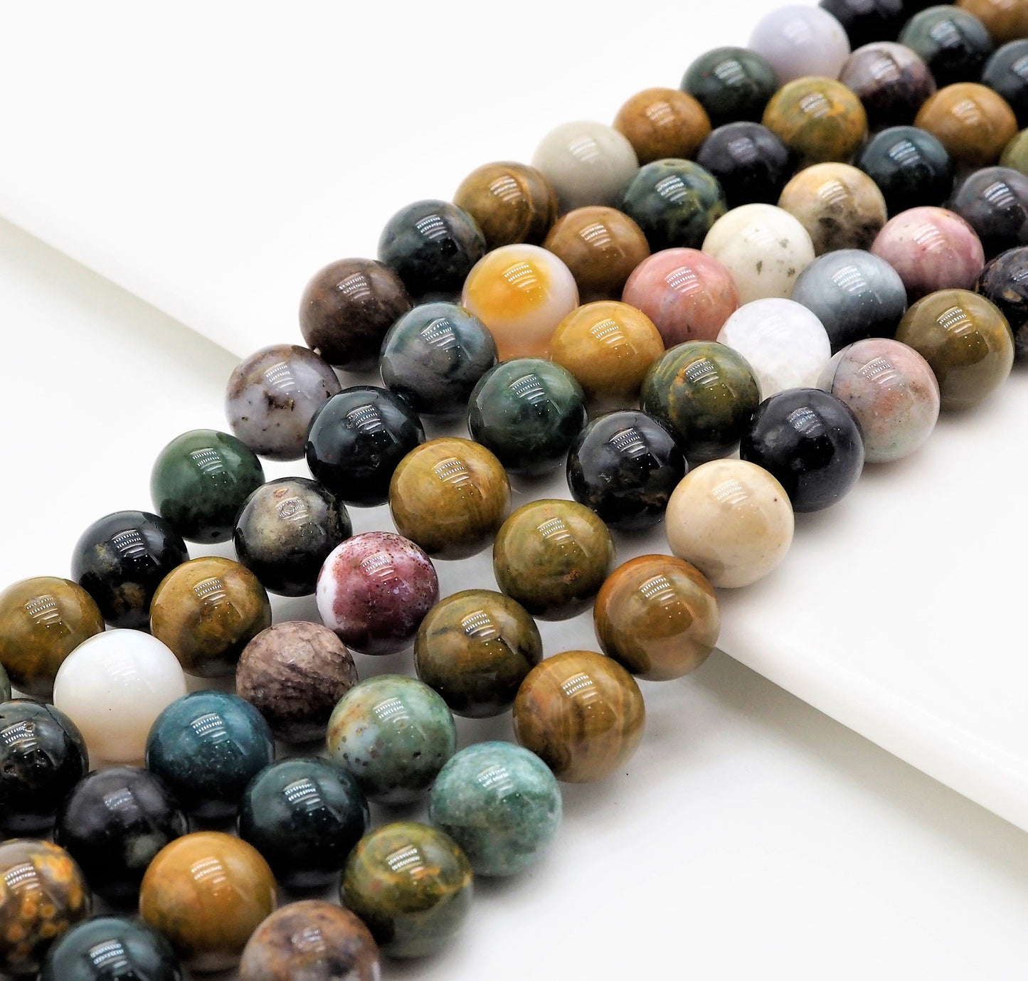 Quality Natural Chrysocolla beads, Round Smooth 6mm/8mm/10mm/12mm Natural Blue Brown Gemstone beads,15.5inch strand, SKU#U297
