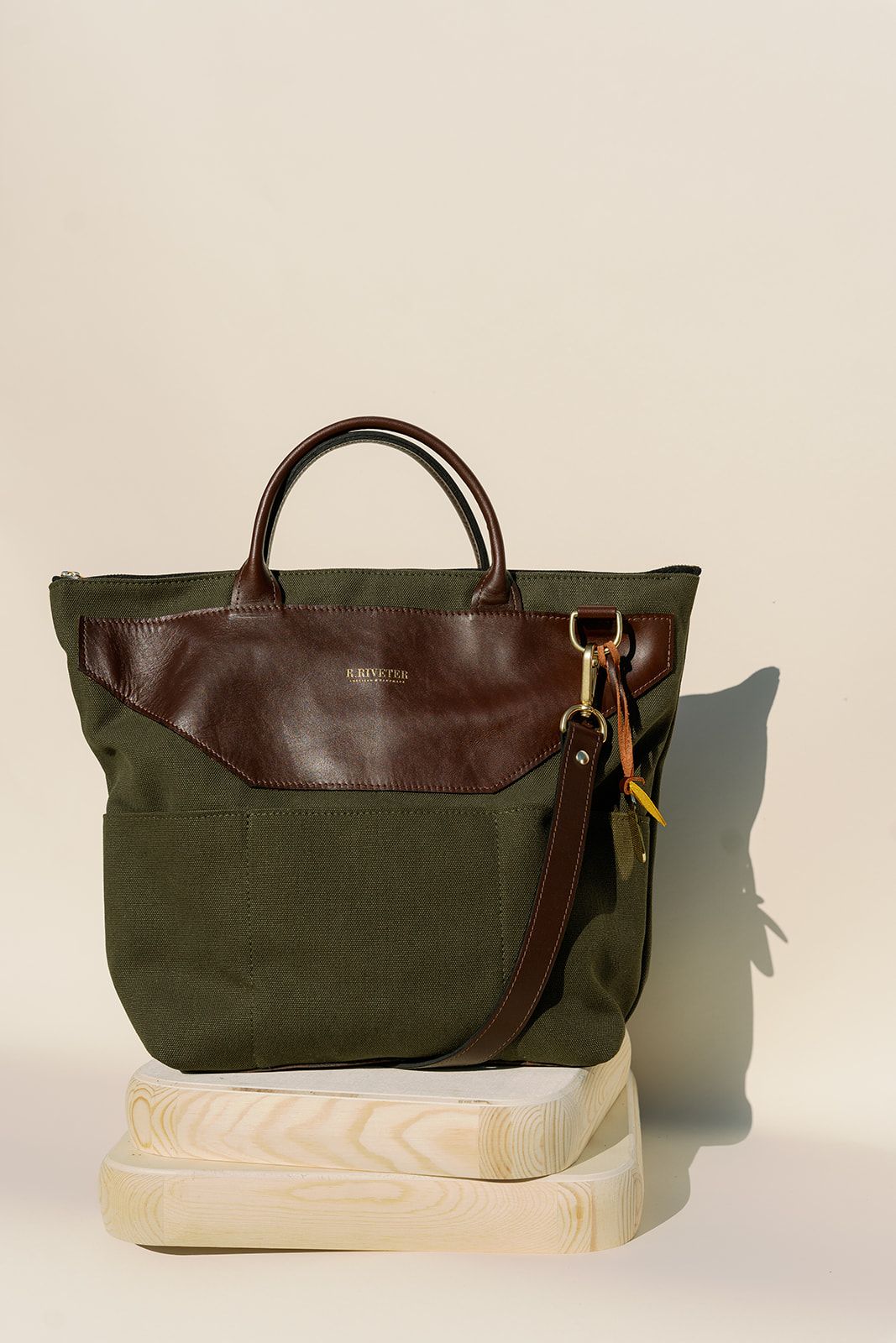S&D Alexander | Fatigue Canvas + Brown Leather
