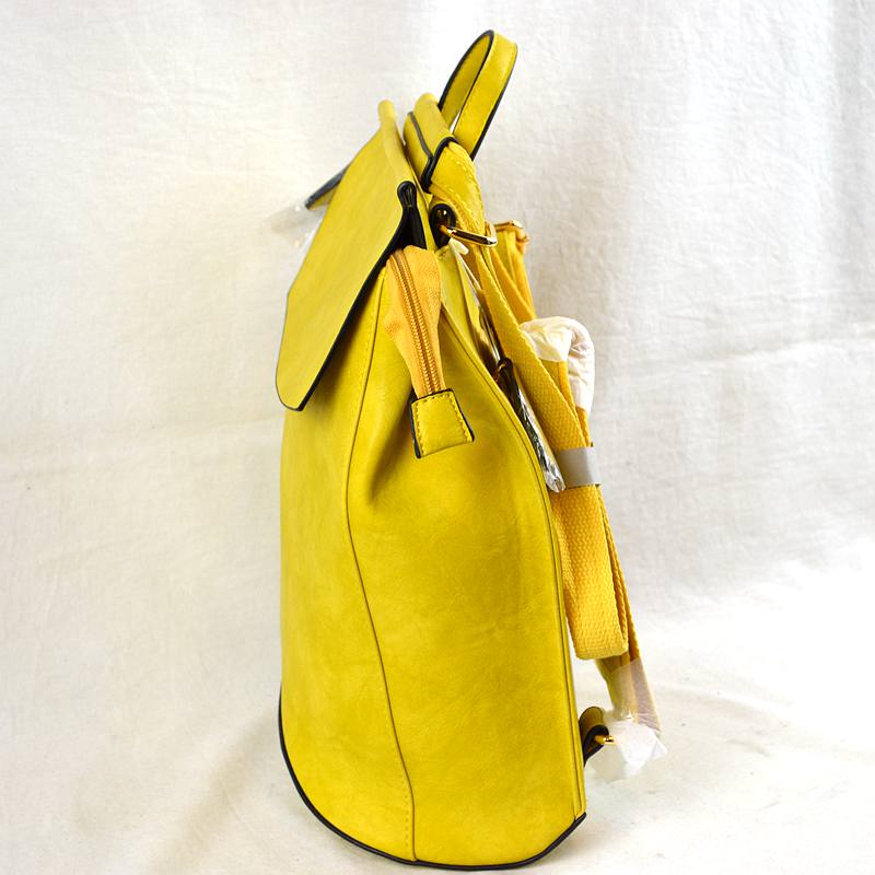 Vegan Long-lasting Faux Leather Backpack Convertible Bag
