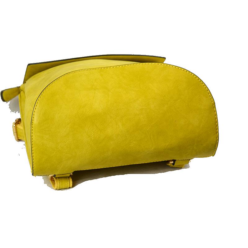 Vegan Long-lasting Faux Leather Backpack Convertible Bag
