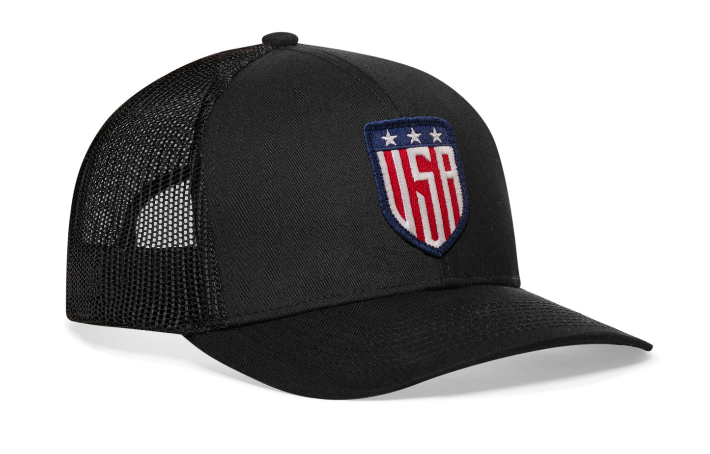 USA Shield Trucker Hat  |  America Snapback