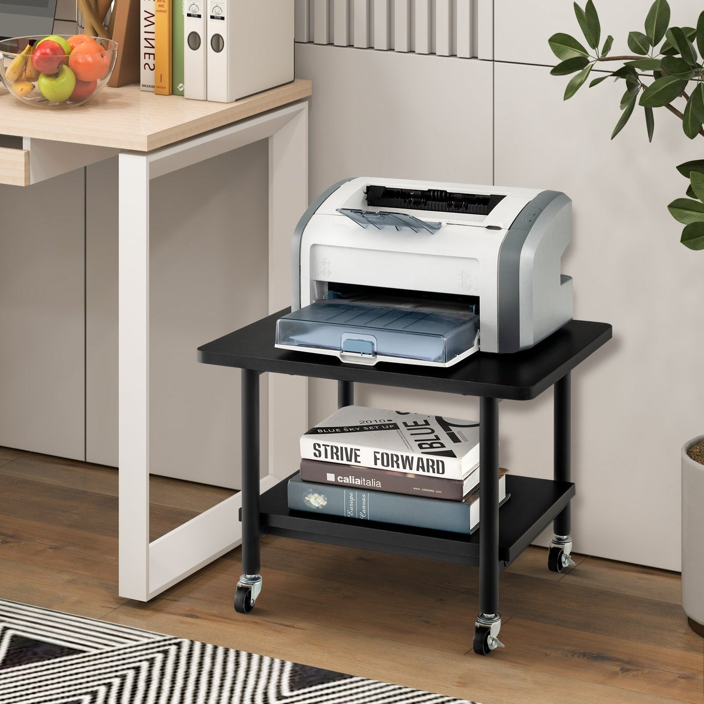 Under Desk Printer Stand with