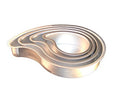 Moule à manqué Comma – Aluminium – 30 cm X 5 cm
