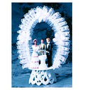 Religious Caketops, Christening Baby Boy, Blue, R520B, 10" High