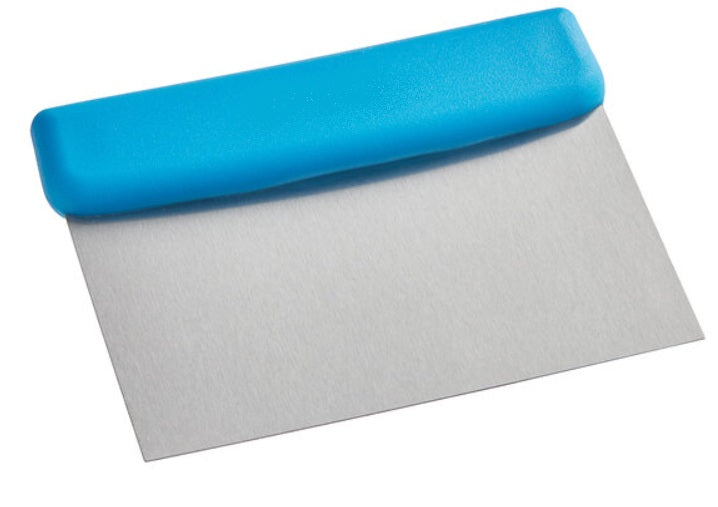 Coupe-pâte / Racloir de comptoir, acier inoxydable au carbone, série Pro – 15,9 cm x 7,6 cm – Huit (8) choix de couleurs