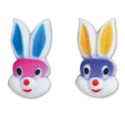 Visages de lapin comestibles - Taille : 5,7 cm - Lot de 96 pièces