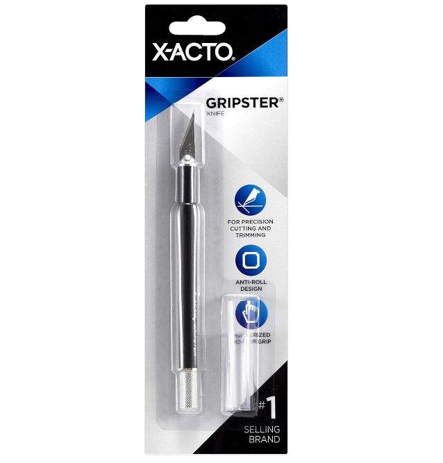 Les outils à fondants préférés de Karolyn - Couteau Gripster noir X-ACTO 428854 (X3627)