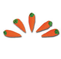 Edible Royal Icing Decorations, Carrots, Small-Medium-or Large