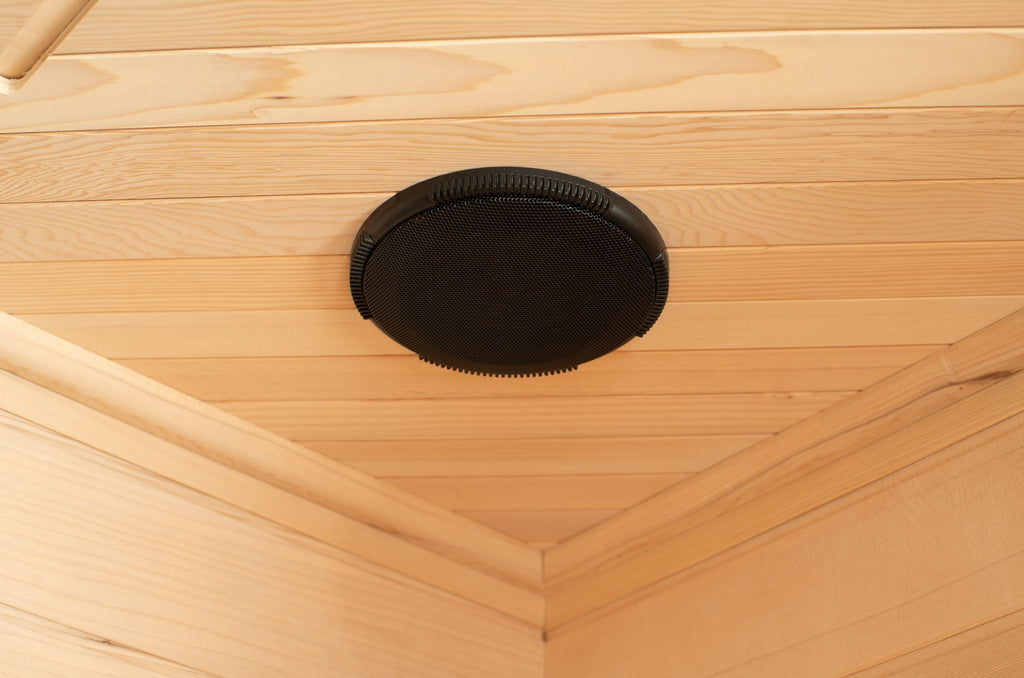 Blisspod, Vienna, Corner Spacious Far Infrared Sauna Canadian Hemlock Ultra Low EMF, 12 Heaters, 4-5 Persons