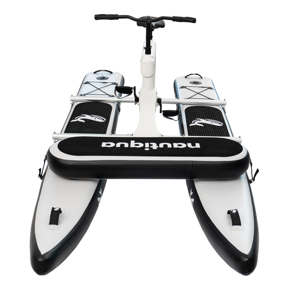 Nautiqua | BORACAY | Pédalo catamaran premium avec tapis avant | 1 personne