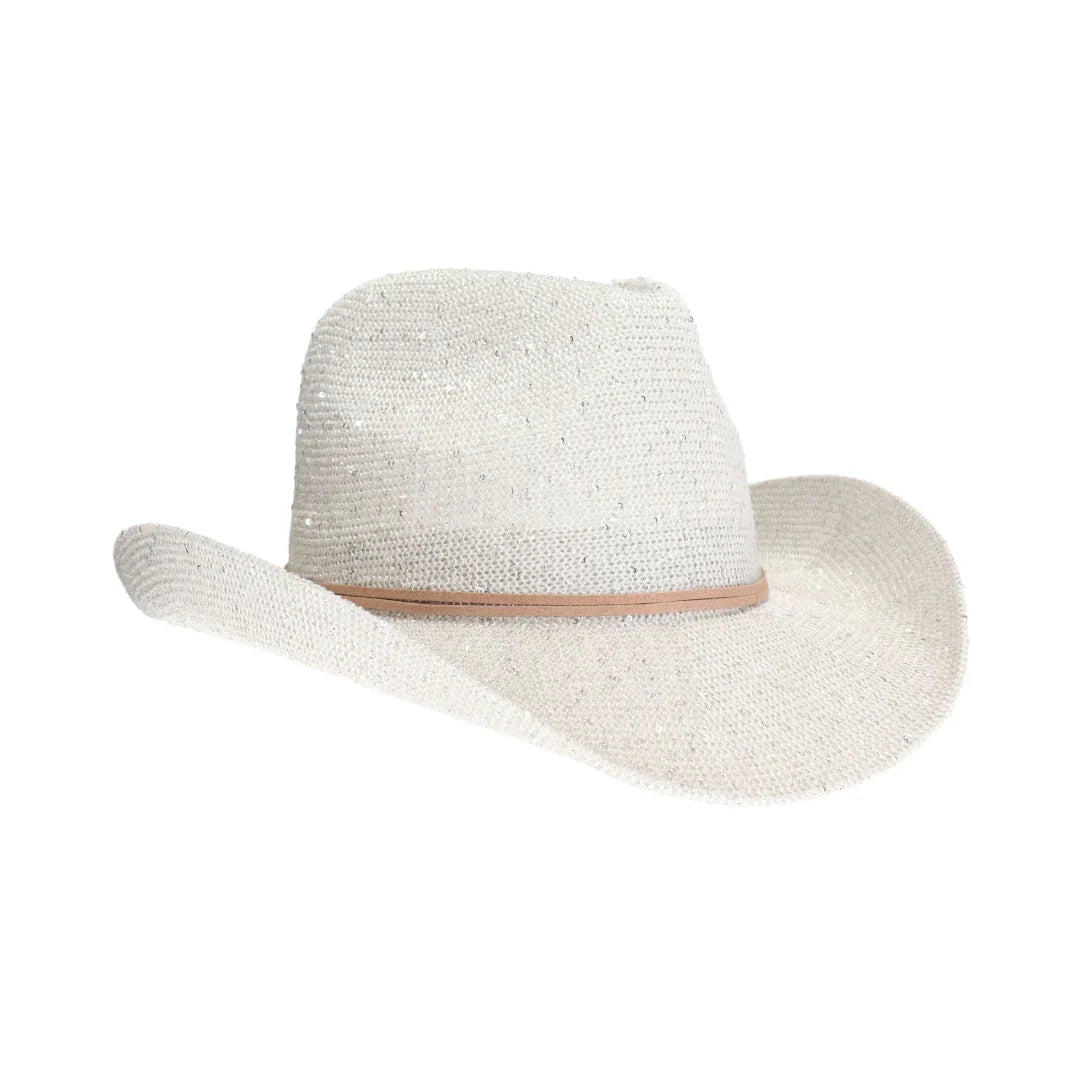 C.C Women's Sequin Cowboy Hat