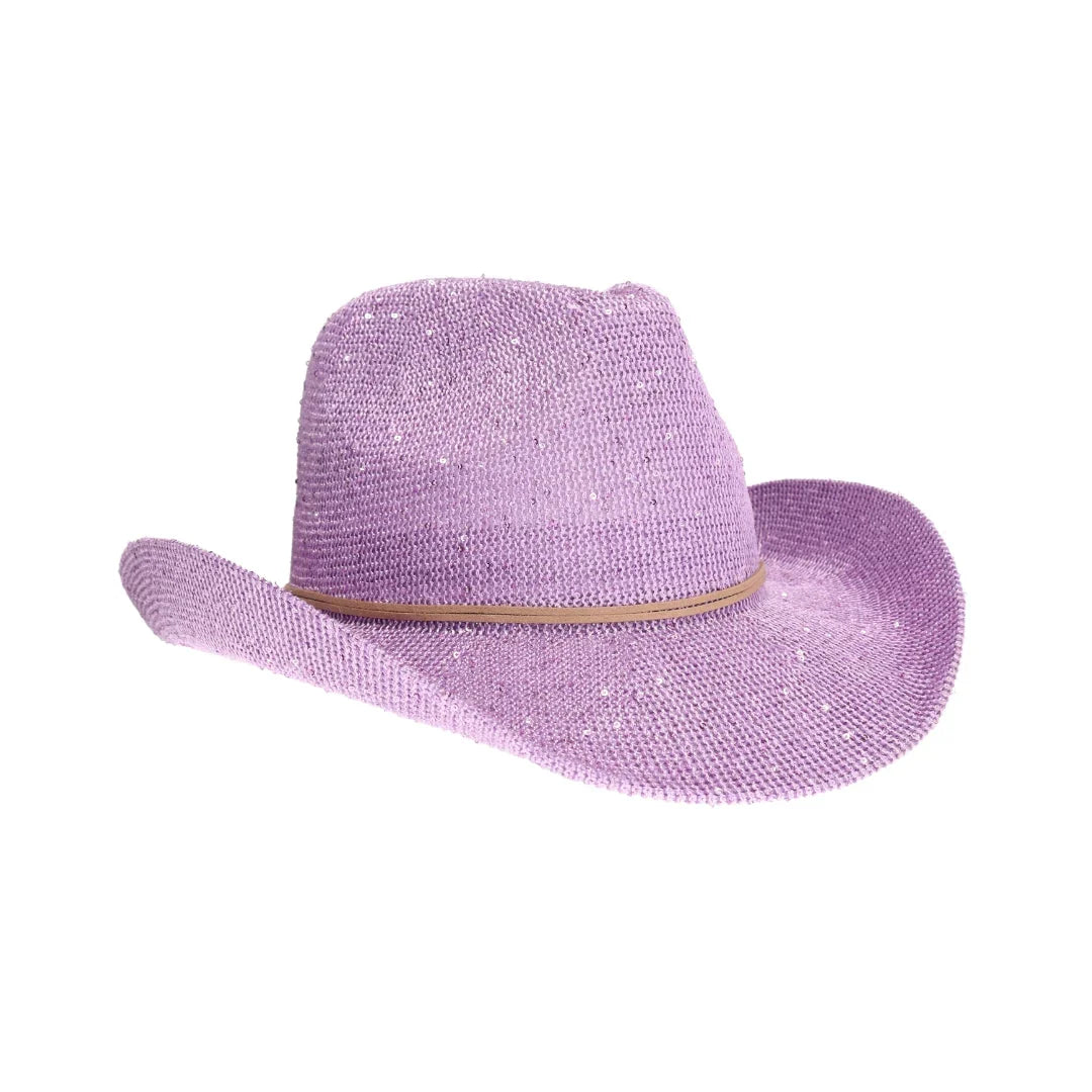 C.C Women's Sequin Cowboy Hat