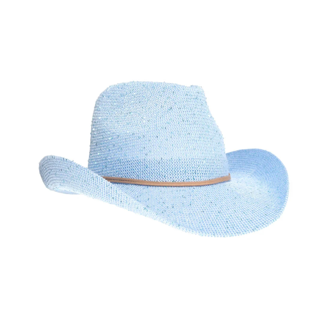 C.C Women's Sequin Cowboy Hat