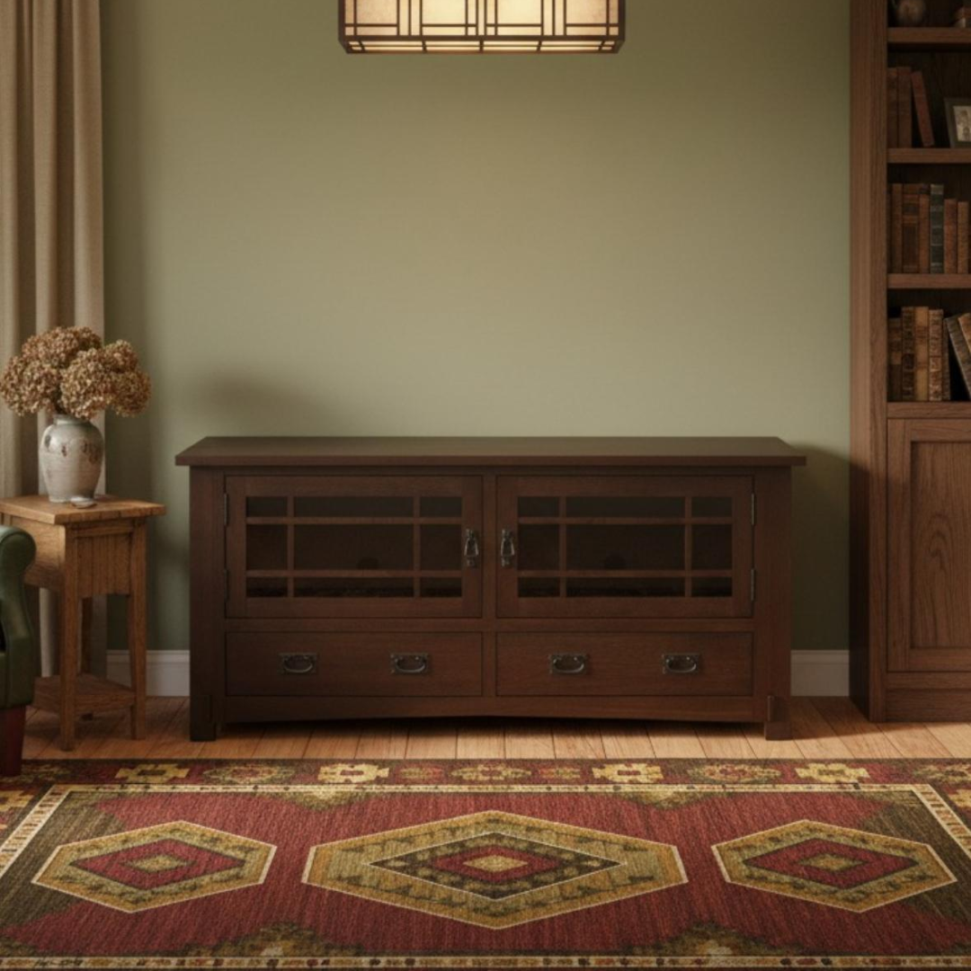 Mission Quarter Sawn Oak TV Stand - 60"