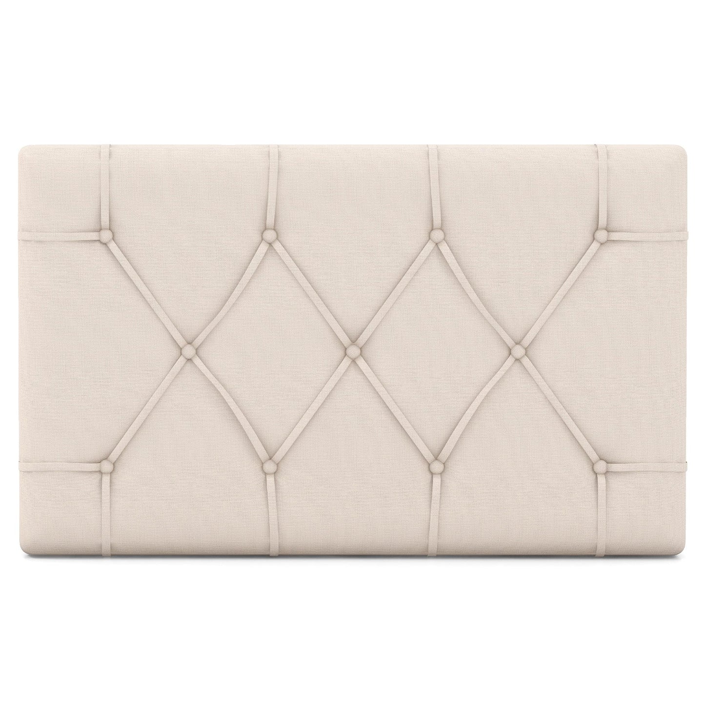 Upholstered Headboard for Twin Size Bed with Fabric Upholstery