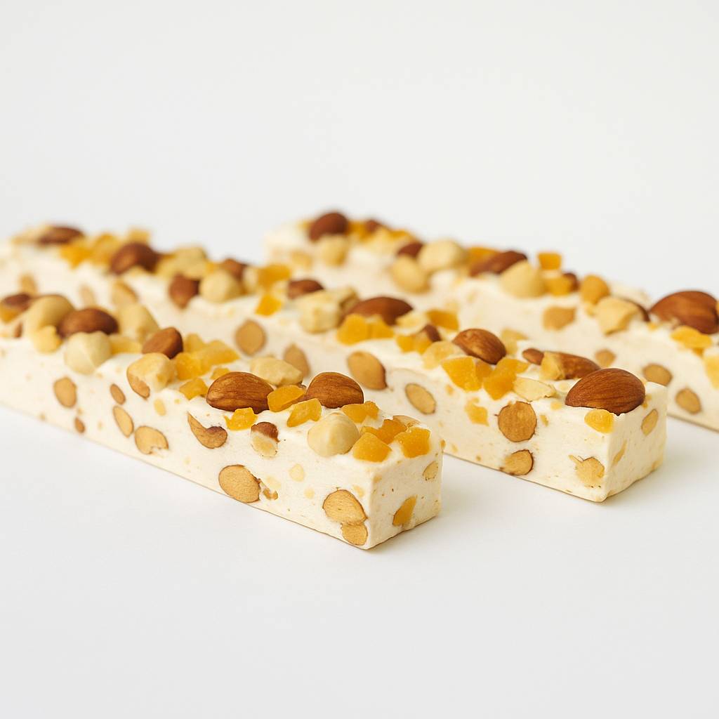 Andy Anand Orange Peel Soft Turron Nougat, 7 oz – Spanish Wildflower Honey, Gluten-Free, Artisan European Candy, Birthday & Holiday Gift Box