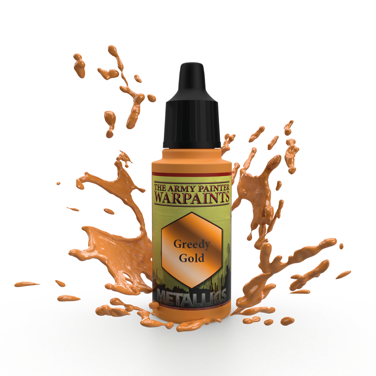 Army Painter Warpaints: Metallics - Greedy Gold 18ml