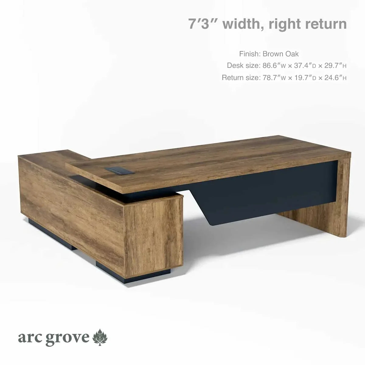 Pascal · L-Shaped Executive Desk