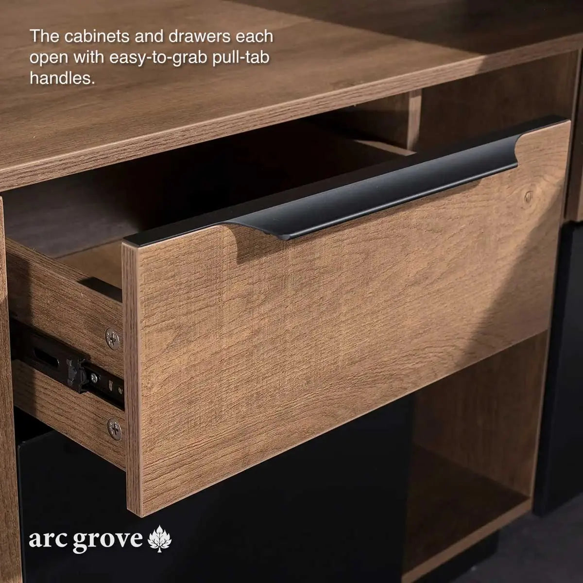 Pascal · L-Shaped Executive Desk