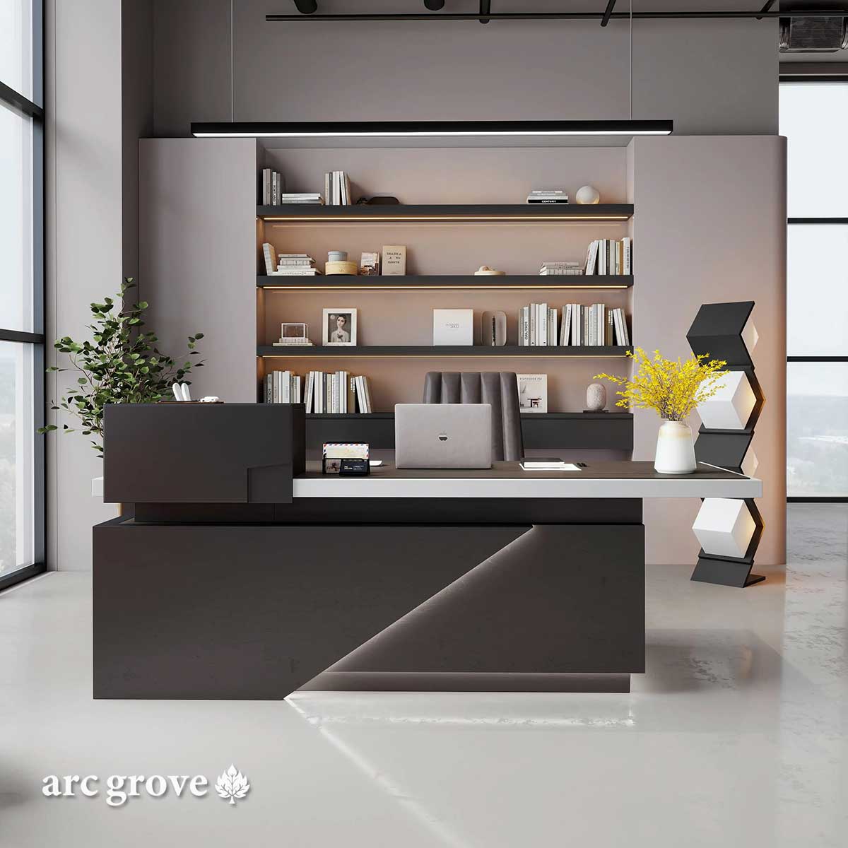 Taunton · Modern L-Shaped Desk