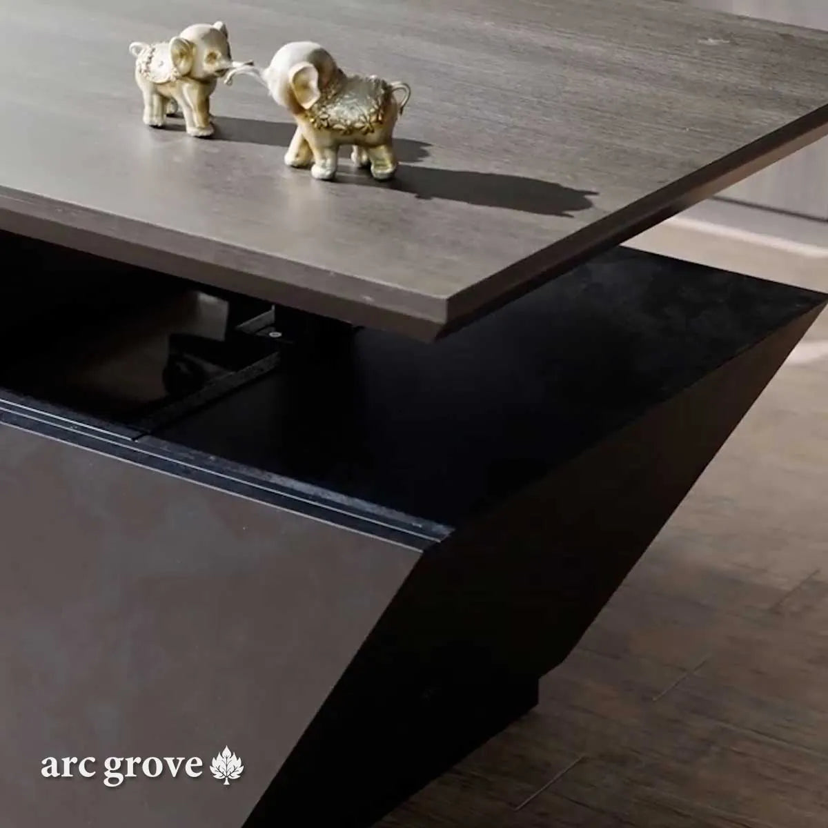 Maverick · Standing L-Shaped Executive Desk, Adjustable Height