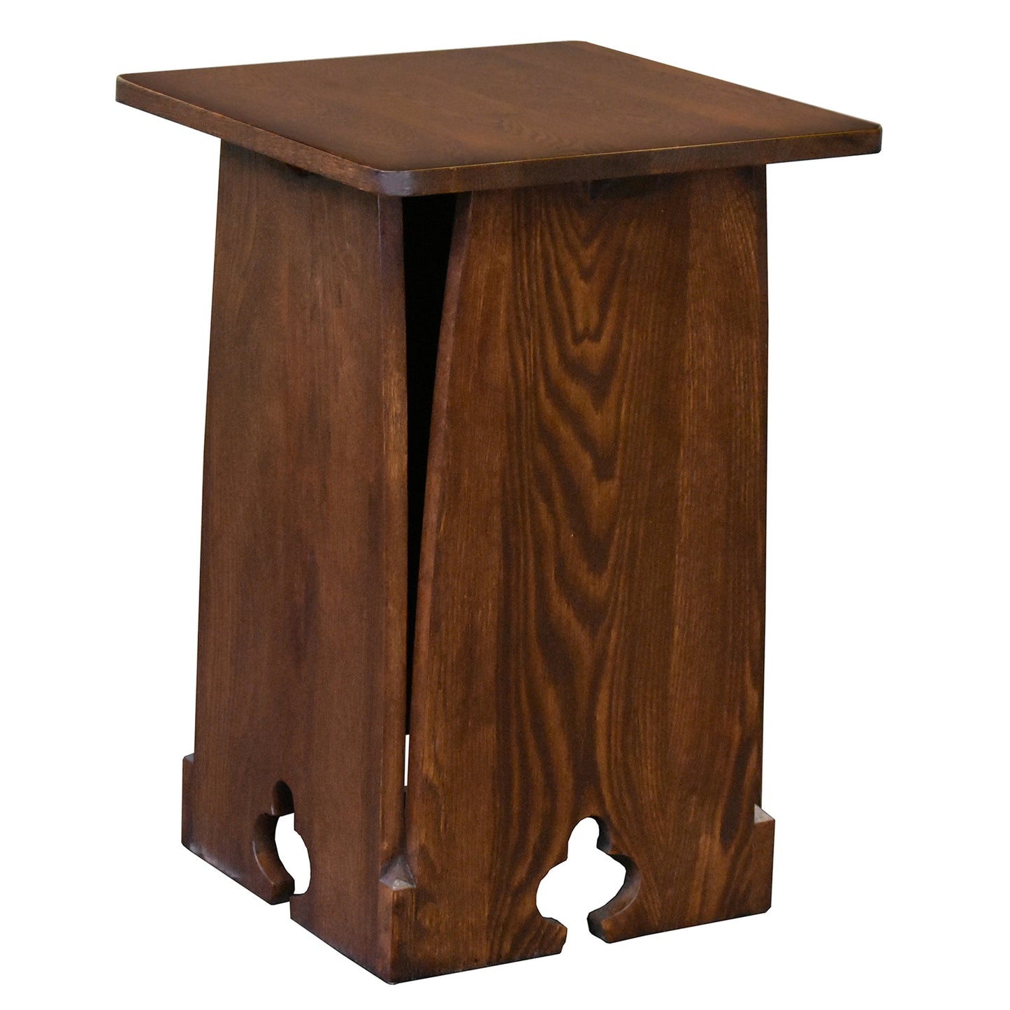 Mission Oak Tabouret Side Table - Walnut (W1)