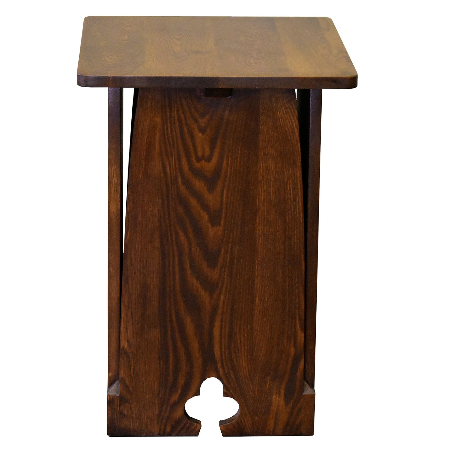 Mission Oak Tabouret Side Table - Walnut (W1)