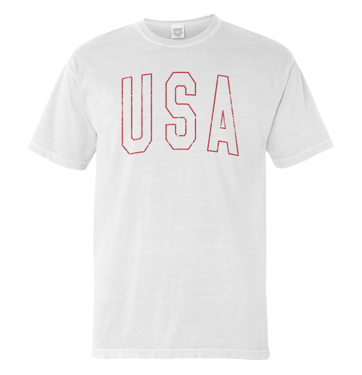 USA Collegiate Blanc uni (Devant)