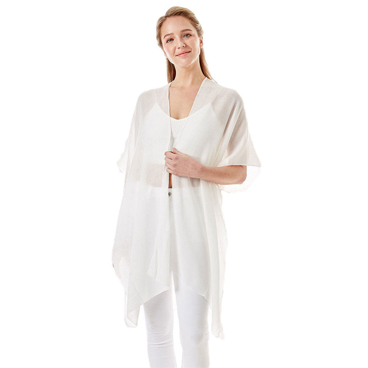 Maid of Honor Solid Lettering Cover Up Poncho