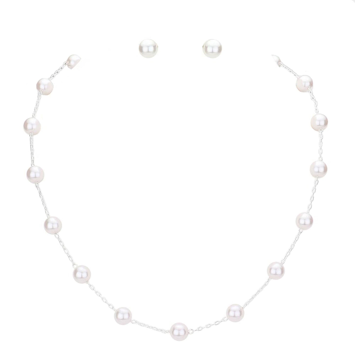 Metal Station Necklace