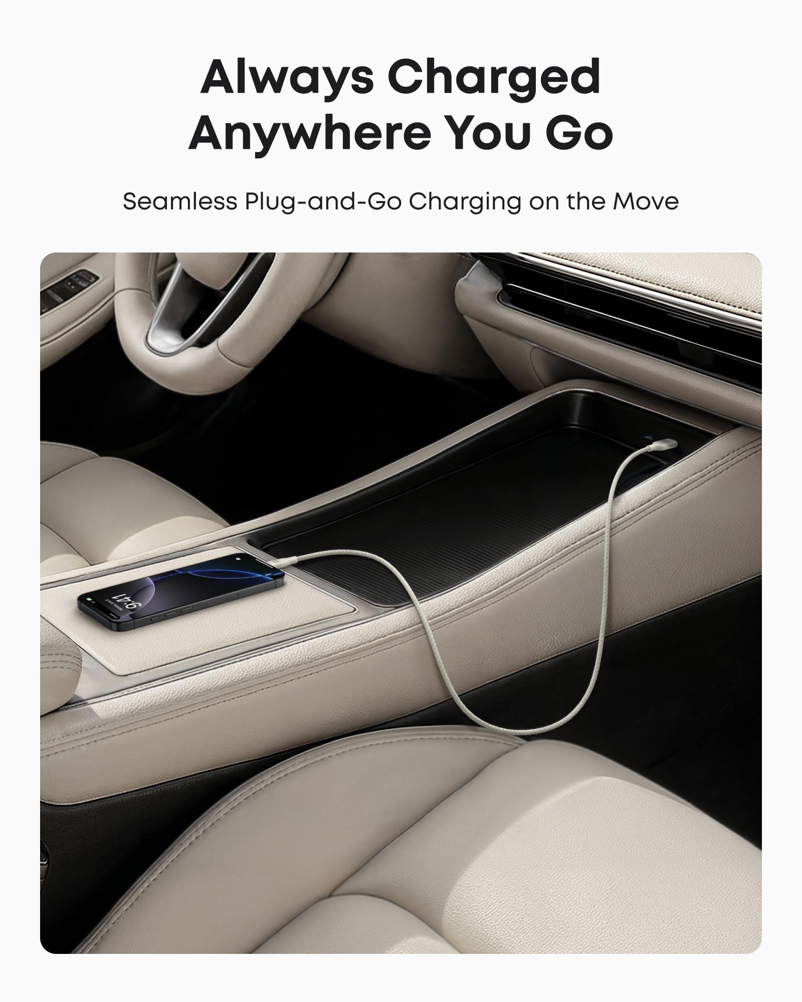 Câble Anker USB-A vers USB-C (0,9 m / 1,8 m, tressé recyclé)