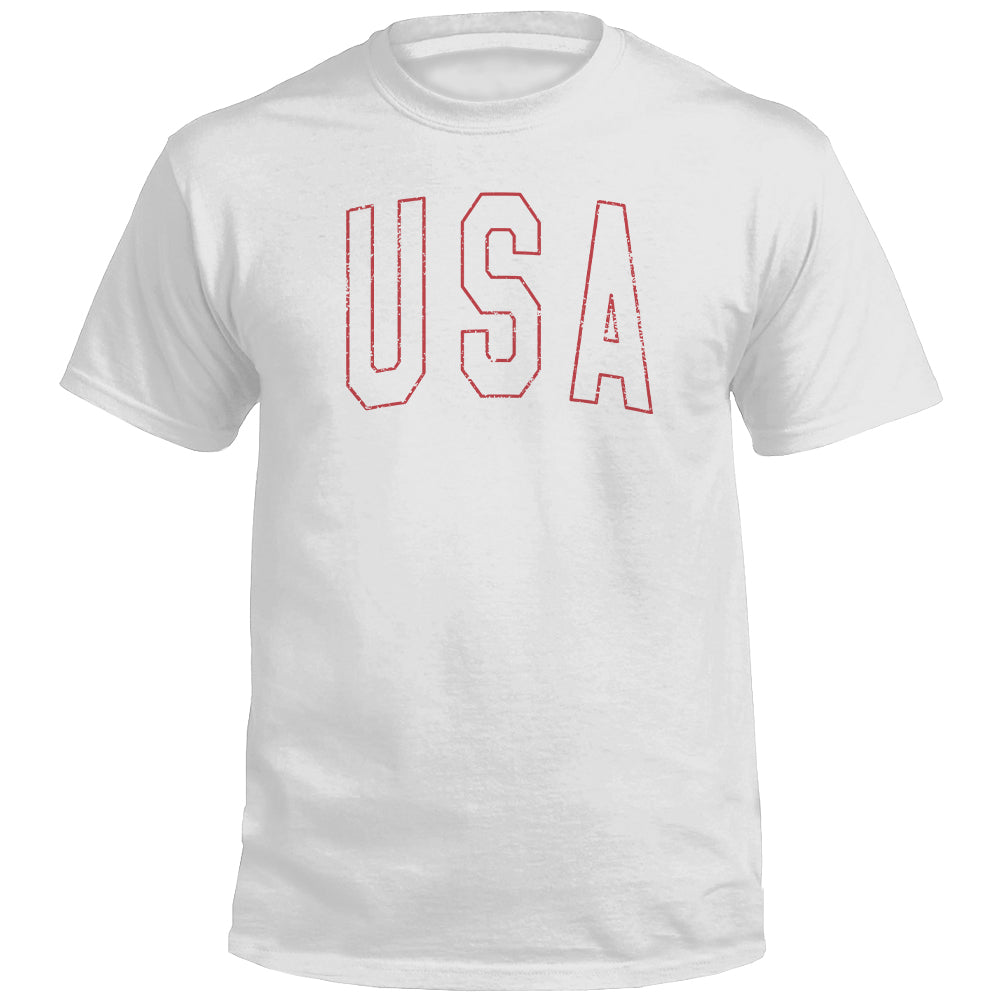 USA Collegiate Blanc uni (Devant)