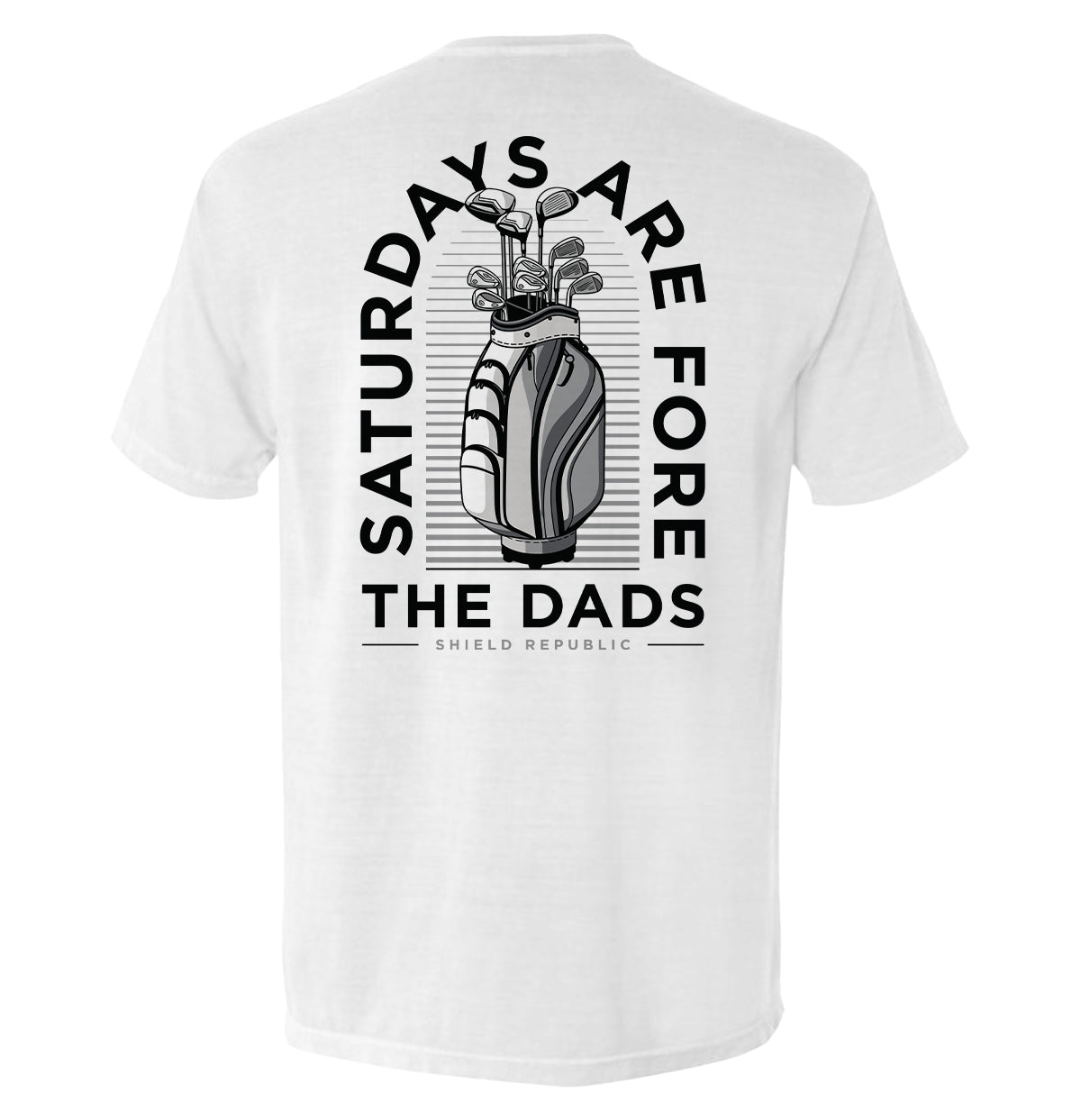 Saturdays Are For The Dads Golf Grey