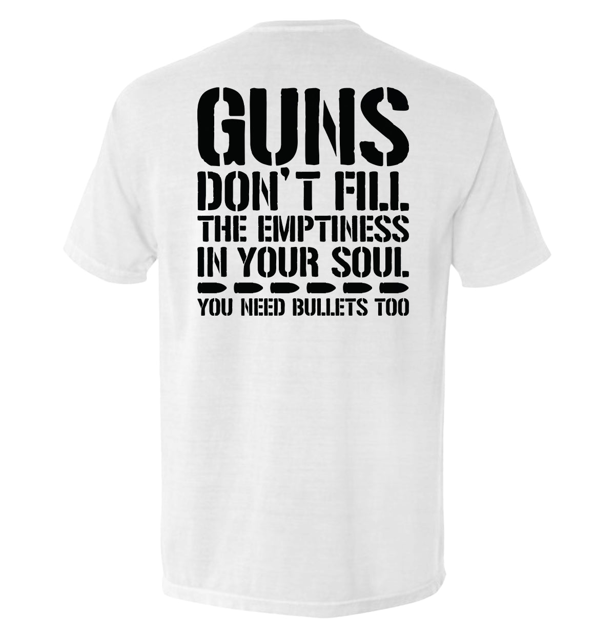銃は魂の空虚を埋めない