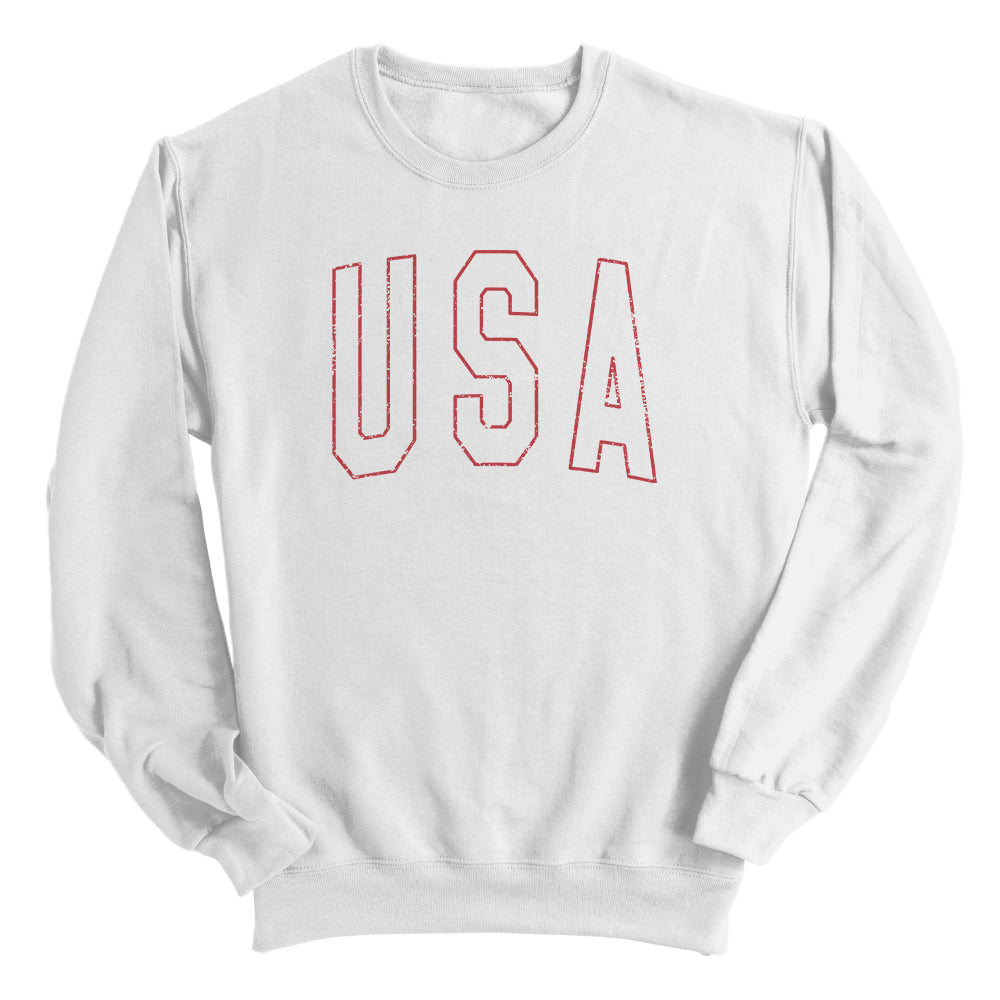 USA Collegiate Blanc uni (Devant)
