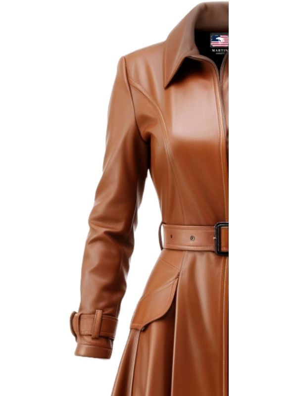 Women’s Brown Leather Coat