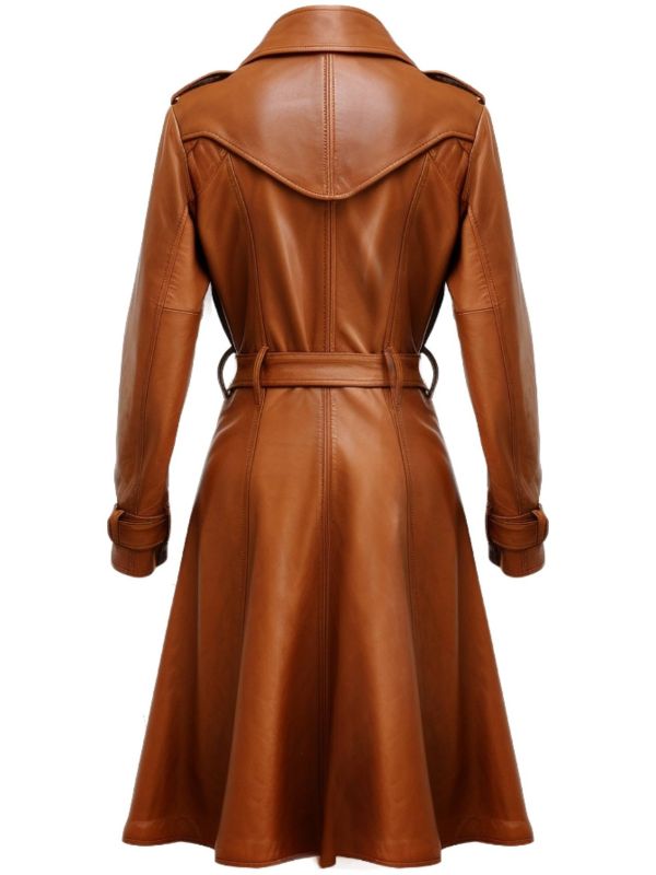 Women’s Tan Leather Coat – Stylish and Timeless Outerwear