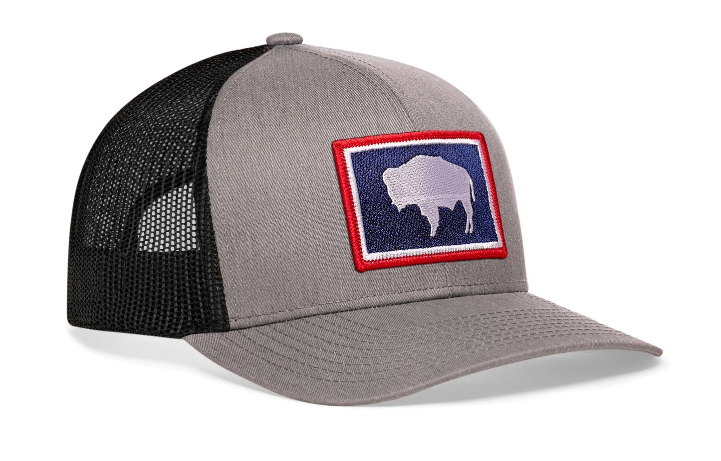 Wyoming Flag Trucker Hat  |  WY Snapback