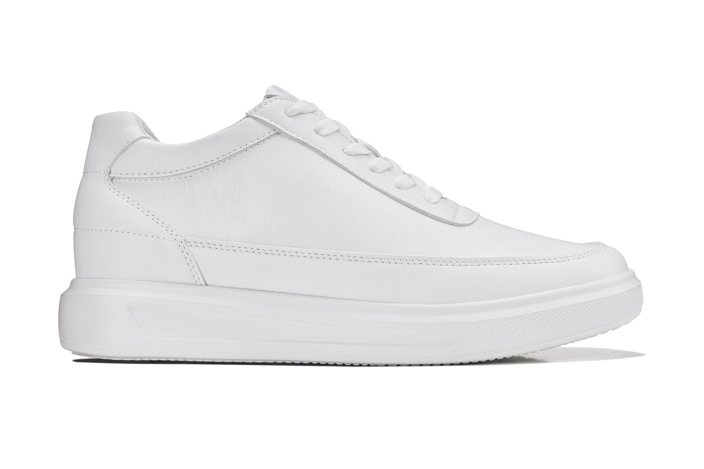 CALTO - X1647 - 2.8 Inches Taller (White) - Lightweight Sneakers