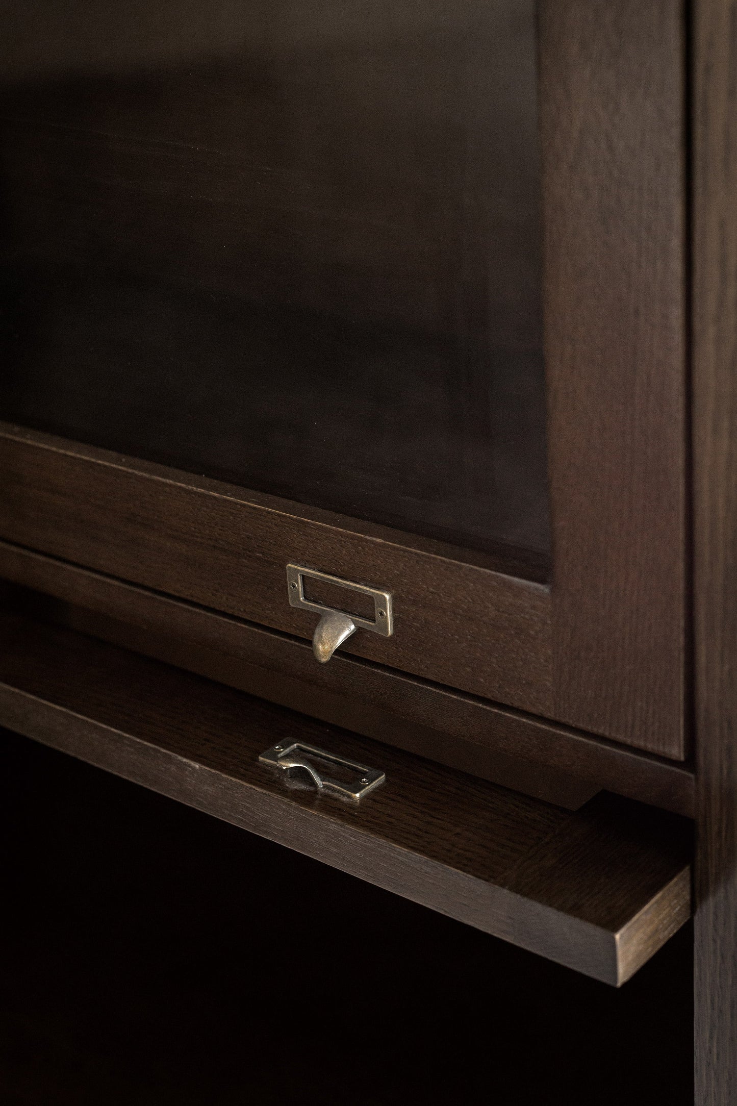 Mission Quarter Sawn Oak 4 Stack Barrister Bookcase