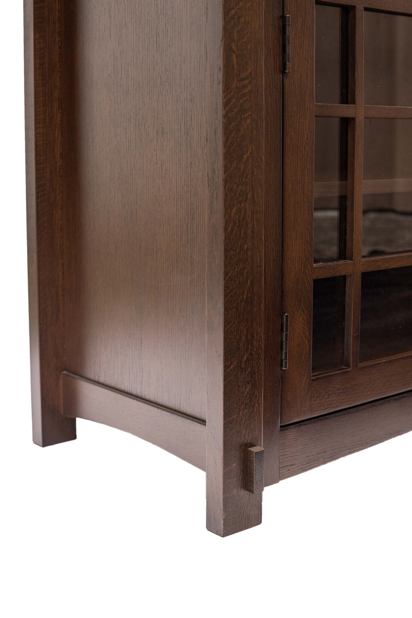 (Micheal's Cherry) Craftsman Mission Solid Oak Sideboard - 65"