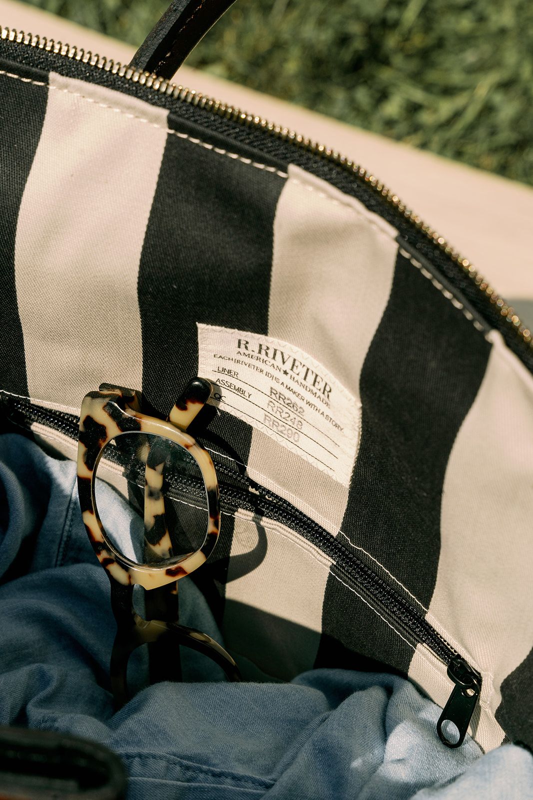 S&D Bradley | Black Canvas + Brown Leather
